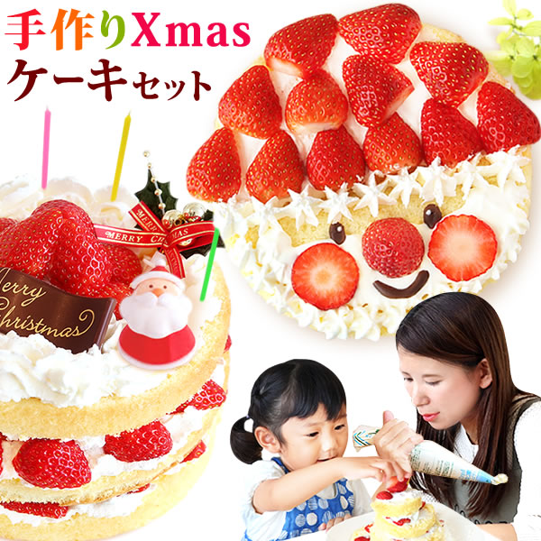 クリスマスケーキ 2023 予約 手作りケーキ 5号 [苺 手作りキット